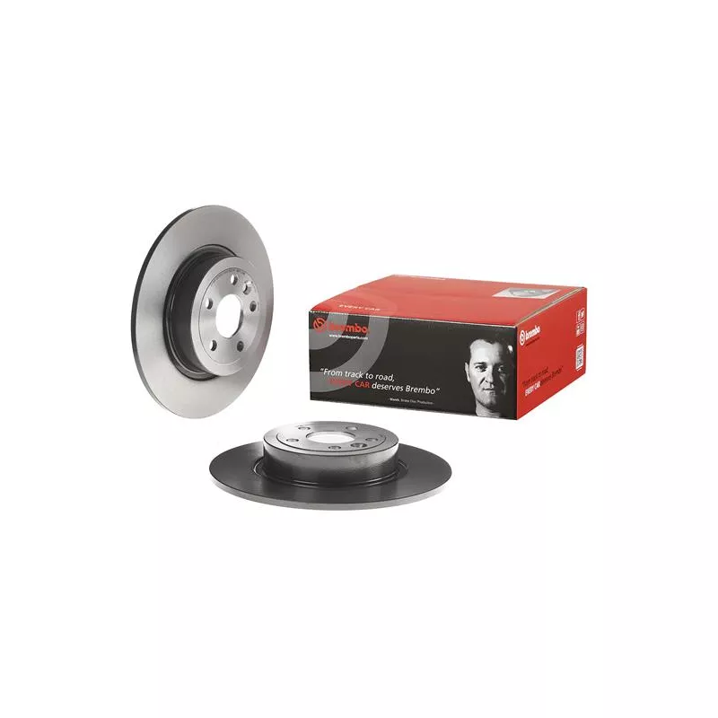 Jeu de 2 disques de frein arrière BREMBO 08.C301.11