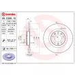 Jeu de 2 disques de frein arrière BREMBO 08.C309.11 - Visuel 2