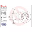 Jeu de 2 disques de frein arrière BREMBO 08.C352.21 - Visuel 2