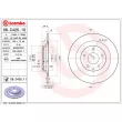 Jeu de 2 disques de frein arrière BREMBO 08.C425.11 - Visuel 2