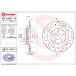 Jeu de 2 disques de frein arrière BREMBO 08.C425.1X - Visuel 2