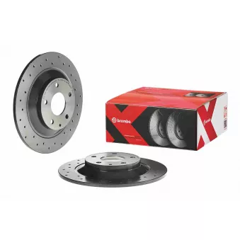 Jeu de 2 disques de frein arrière BREMBO 08.C425.1X