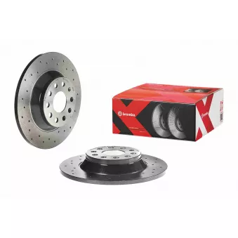 Jeu de 2 disques de frein arrière BREMBO 08.C501.1X