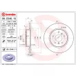 Jeu de 2 disques de frein arrière BREMBO 08.C546.11 - Visuel 2