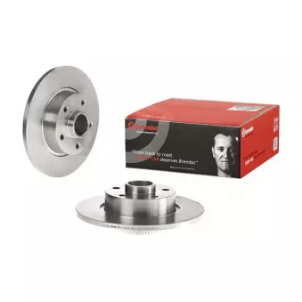 Jeu de 2 disques de frein arrière BREMBO 08.C647.17