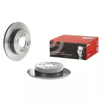 Jeu de 2 disques de frein arrière BREMBO 08.C650.11