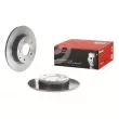 Jeu de 2 disques de frein arrière BREMBO 08.C653.11 - Visuel 1