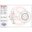 Jeu de 2 disques de frein arrière BREMBO 08.C656.11 - Visuel 2