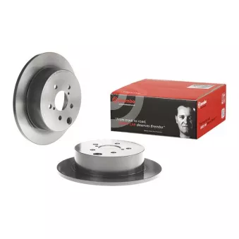 Jeu de 2 disques de frein arrière BREMBO 08.C661.11