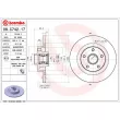 Jeu de 2 disques de frein arrière BREMBO 08.C742.17 - Visuel 2