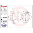 Jeu de 2 disques de frein arrière BREMBO 08.C745.11 - Visuel 2