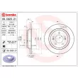 Jeu de 2 disques de frein arrière BREMBO 08.C823.21 - Visuel 2