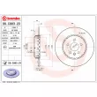 Jeu de 2 disques de frein arrière BREMBO 08.C983.23 - Visuel 2
