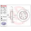 Jeu de 2 disques de frein arrière BREMBO 08.D046.11 - Visuel 2