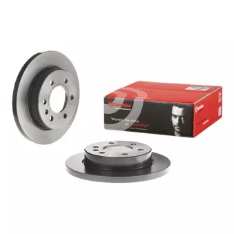 Jeu de 2 disques de frein arrière BREMBO 08.D046.11