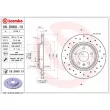 Jeu de 2 disques de frein arrière BREMBO 08.D060.1X - Visuel 2