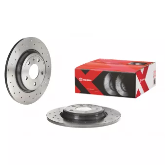 Jeu de 2 disques de frein arrière BREMBO 08.D060.1X