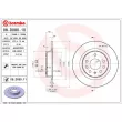 Jeu de 2 disques de frein arrière BREMBO 08.D080.11 - Visuel 2