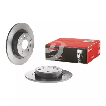 Jeu de 2 disques de frein arrière BREMBO 08.D080.11