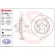 Jeu de 2 disques de frein arrière BREMBO 08.D086.11 - Visuel 2