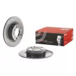 Jeu de 2 disques de frein arrière BREMBO 08.D180.11 - Visuel 1