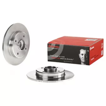 Jeu de 2 disques de frein arrière BREMBO 08.D205.17