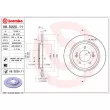 Jeu de 2 disques de frein arrière BREMBO 08.D220.11 - Visuel 2