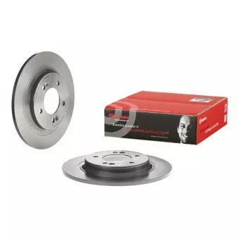 Jeu de 2 disques de frein arrière BREMBO 08.D220.11