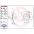 Jeu de 2 disques de frein arrière BREMBO 08.D223.11 - Visuel 2