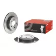 Jeu de 2 disques de frein arrière BREMBO 08.D225.11 - Visuel 1