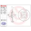 Jeu de 2 disques de frein arrière BREMBO 08.D226.11 - Visuel 2