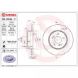 Jeu de 2 disques de frein arrière BREMBO 08.D340.11 - Visuel 2