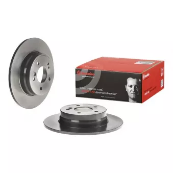 Jeu de 2 disques de frein arrière BREMBO 08.D340.11