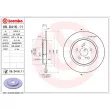 Jeu de 2 disques de frein arrière BREMBO 08.D416.11 - Visuel 2