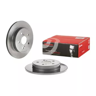 Jeu de 2 disques de frein arrière BREMBO 08.D418.11