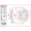 Jeu de 2 disques de frein arrière BREMBO 08.D430.11 - Visuel 2