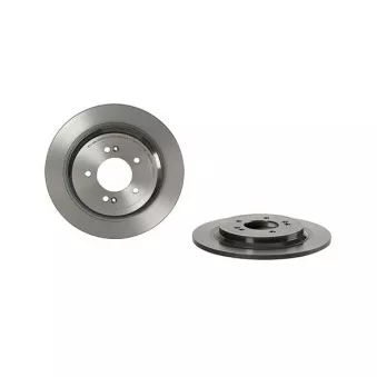 Jeu de 2 disques de frein arrière BREMBO 08.D430.11
