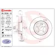 Jeu de 2 disques de frein arrière BREMBO 08.D530.13 - Visuel 2