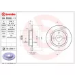 Jeu de 2 disques de frein arrière BREMBO 08.D566.11 - Visuel 2