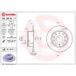 Jeu de 2 disques de frein arrière BREMBO 08.D616.11 - Visuel 2