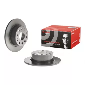 Jeu de 2 disques de frein arrière BREMBO 08.D616.11