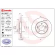 Jeu de 2 disques de frein arrière BREMBO 08.D627.11 - Visuel 2