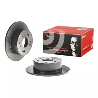 Jeu de 2 disques de frein arrière BREMBO 08.D696.11