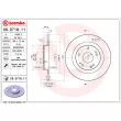 Jeu de 2 disques de frein arrière BREMBO 08.D718.11 - Visuel 2