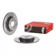 Jeu de 2 disques de frein arrière BREMBO 08.D718.11 - Visuel 1