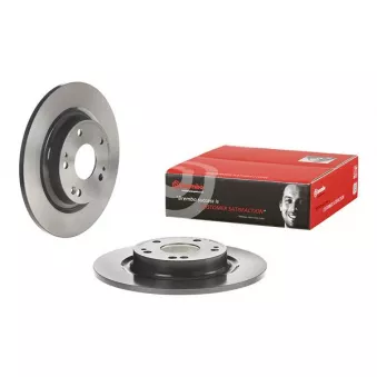 Jeu de 2 disques de frein arrière BREMBO 08.D718.11