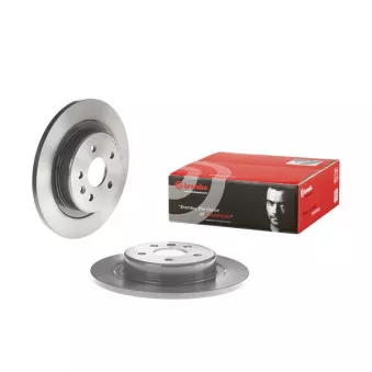 Jeu de 2 disques de frein arrière BREMBO 08.D757.11
