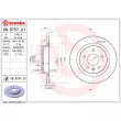 Jeu de 2 disques de frein arrière BREMBO 08.D757.21 - Visuel 2