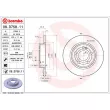 Jeu de 2 disques de frein arrière BREMBO 08.D758.11 - Visuel 2