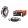 Jeu de 2 disques de frein arrière BREMBO 08.D758.11 - Visuel 1